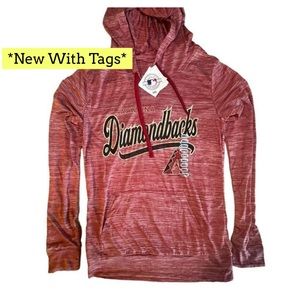 MLB Arizona Diamondbacks‎ Women's Spacedye Lightweight Hoodie Size Small